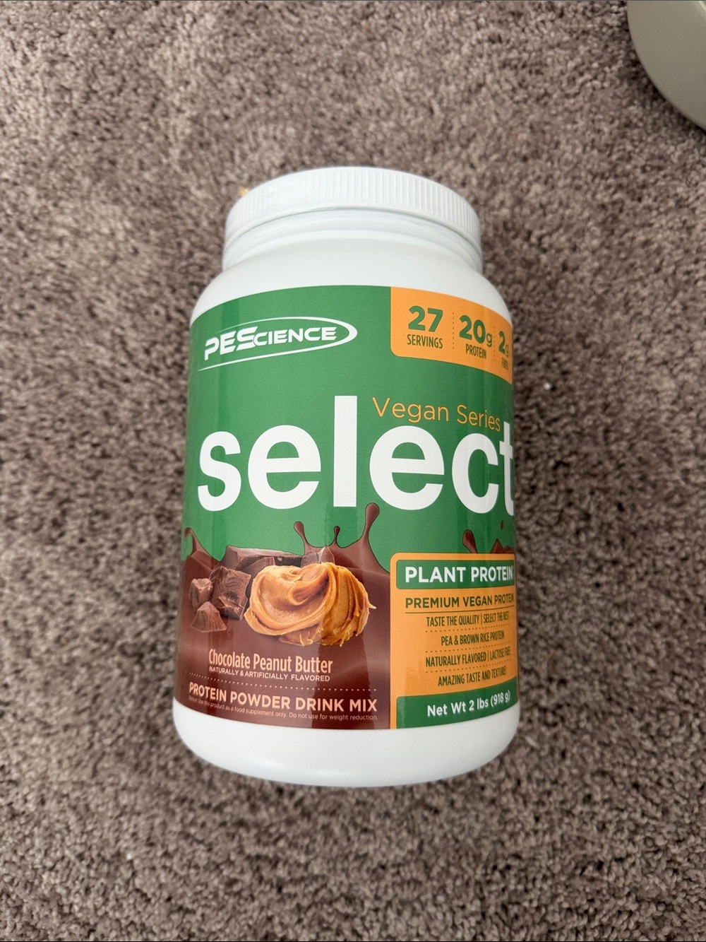 Protein Powder Chocolate Peanut Butter Vegan
